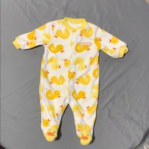 Duck footed pajamas